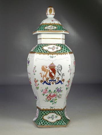 Edmé Samson et Cie (Paris, France) - Vaas - Grote pot-pourri, Antiek en Kunst