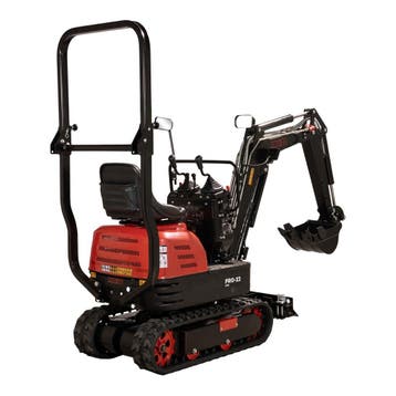 PRO-22 G800 Minigraver - Verstelbare rupsen - Gewicht 870 kg