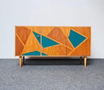 Dressoir - Hout, echt houten fineer, Antiek en Kunst