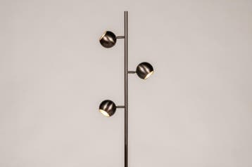Rietveld Vloerlampen - Bruin, Goud - Metaal, Verzenden, Nieuw