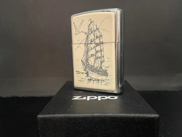 Zippo - SCRIMSHAW argenté - Zonder minimumprijs - Aansteker, Nieuw