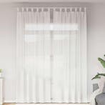 vidaXL Gordijnen met lussen 2 st 140x260 cm wit, Verzenden, Nieuw, Wit