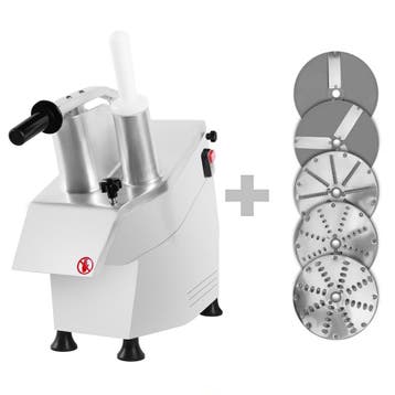 GGM Gastro | Professionele groentesnijmachine - 550W - incl., Verzenden, Nieuw in verpakking