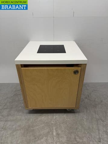 Verrijdbaar Scholl Inductie Warmhoudplaat 80 cm 230V Horeca, Ophalen of Verzenden, Gebruikt