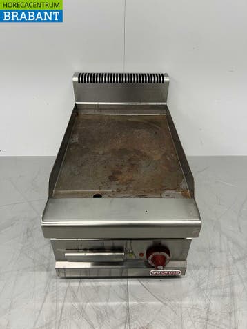 RVS Bertos Grillplaat Bakplaat 40 cm 400V Horeca, Zakelijke goederen, Ophalen of Verzenden, Gebruikt