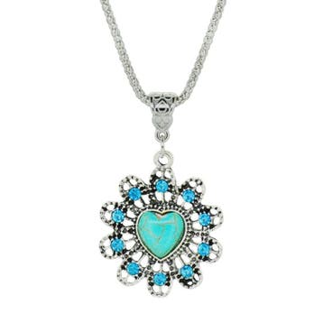 Fako Bijoux - Ketting - Tibetaanse Stijl - Zilverkleurig -, Verzenden, Nieuw