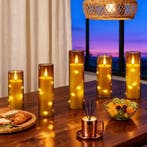 Set van 5 LED Vlamloze Kaarsen met Afstandsbediening, Verzenden, Nieuw