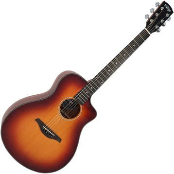 Vintage Pacific Coast Series Acoustic Guitar - Cherryburst, Verzenden, Nieuw