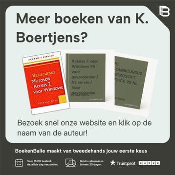 Basiscursus Access 2000 9789039512029 K. Boertjens, Boeken, Verzenden, Gelezen, K. Boertjens