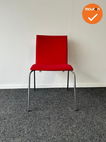 Vergaderstoel - Casala - Onyx - Rood, Vergader- of Presentatieruimte, Ophalen of Verzenden, Gebruikt, Stoel
