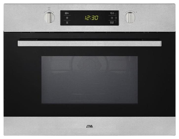 ETNA CM244RVS Inbouw Combimagnetron - 45 cm, Witgoed en Apparatuur, Magnetrons, Verzenden