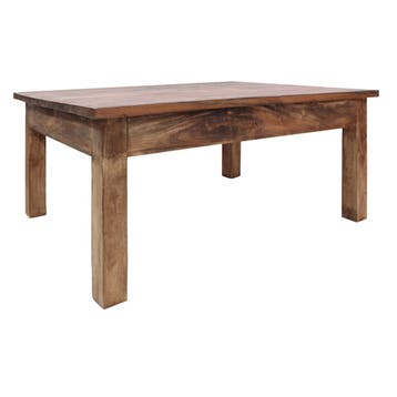 vidaXL Salontafel 96x73x45 cm massief mahoniehout, 50 tot 100 cm, Verzenden, Nieuw, 50 tot 100 cm