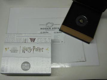 Frankreich 5 Euro 2022 goud Harry Potter Pp goud, Verzenden