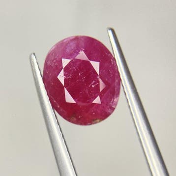 Zonder minimumprijs - 1 pcs Rood Robijn - 5.75 ct -, Nieuw
