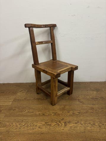Gebruikte Teak stoelen S3142 Vintage/Café, Huis en Inrichting, Stoelen, Ophalen, Nieuw