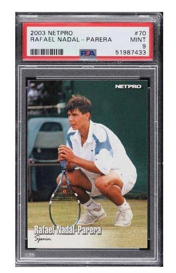 2003 Netpro Rafael Nadal - Rookie Card - PSA 9 - 1 Graded, Nieuw