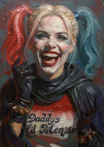Boriani - Harley Quinn, oil limited new edition 4/20, Cd's en Dvd's, Nieuw in verpakking