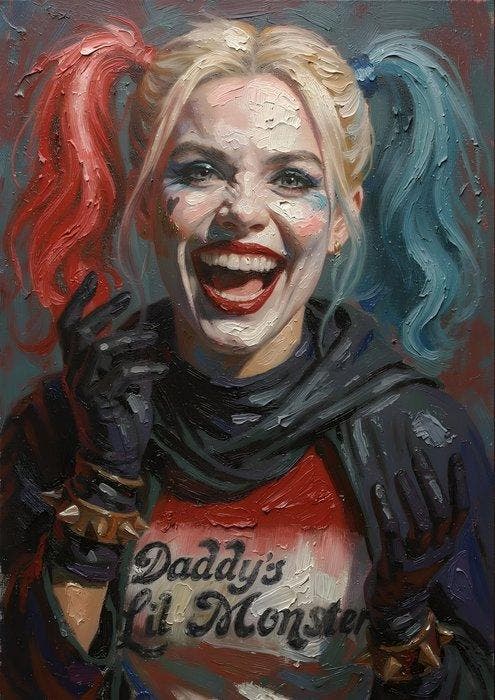 Boriani - Harley Quinn, oil limited new edition 4/20, Cd's en Dvd's, Dvd's | Tekenfilms en Animatie