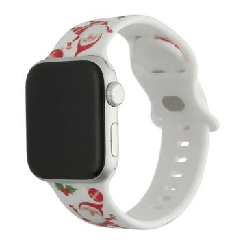 Apple Watch print bandje - siliconen - kerst - Limited, Verzenden, Nieuw