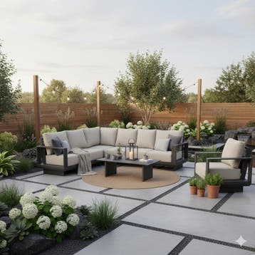 Avellino hoek loungeset 4 delig antraciet aluminium soft, Tuin en Terras, Ophalen of Verzenden, Nieuw, Aluminium