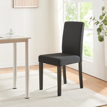 Eetkamerstoel set van 6 Hamburg eetkamerstoelen zwart [en.ca, Verzenden, Nieuw