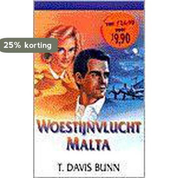 WOESTIJNVLUCHT MALTA - T. Davis Bunn 9789026604911, Boeken, Verzenden, Gelezen, T. Davis Bunn