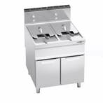 GGM Gastro | Gas dubbele friteuse - 20+20 liter - 35kW - met, Verzenden, Nieuw
