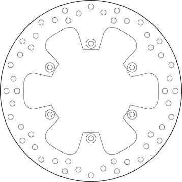 KTM 690 SMC Brembo Remschijf achter 68B407F0, Ophalen of Verzenden, Nieuw