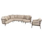 Ezra modulaire hoek loungeset 4 delig terre 4 Seasons, Tuin en Terras, Tuinsets en Loungesets, Ophalen of Verzenden, Nieuw