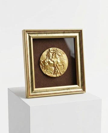 Italië. Salvador Dali 24 carat gold finished over silver