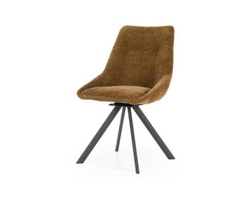 Eetkamerstoel Bliss - mustard | BY-BOO, Huis en Inrichting, Stoelen, Ophalen of Verzenden, Nieuw
