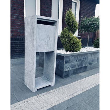 Basic 003 natuursteen brievenbus, Tuin en Terras, Brievenbussen, Verzenden, Nieuw