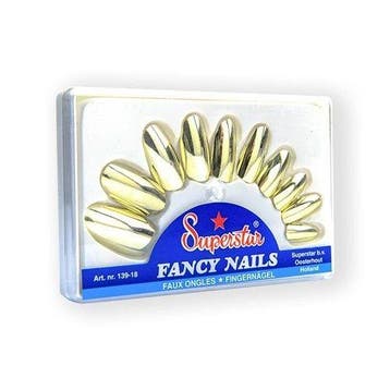 Kunstnagels goud, Verzenden, Nieuw, Feestartikel