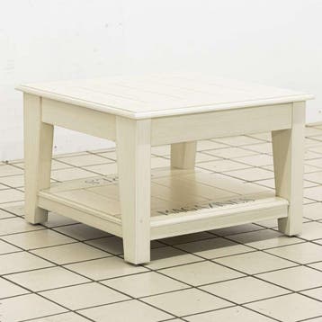 Witte Landelijke Salontafel, Huis en Inrichting, Tafels | Salontafels, Ophalen of Verzenden, Nieuw