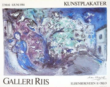 Marc Chagall - GALLERI RIIS - Jaren 1980