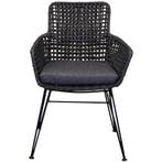 Phantom dining tuinstoel wicker antraciet, Tuin en Terras, Ophalen of Verzenden, Nieuw