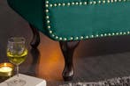Design chaise longue CHESTERFIELD 170 cm smaragdgroen, Huis en Inrichting, Banken | Bankstellen, Ophalen of Verzenden, Nieuw