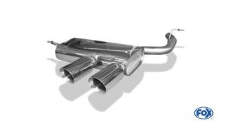 FOX VW Golf V R32 einddemper eind midden - 2x100 type 25, Verzenden, Nieuw