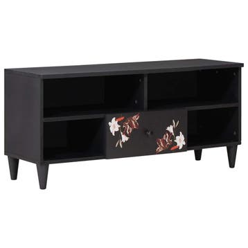 vidaXL Opslagkasten Multikleur 100 x 33,5 x 46 cm Massief, Verzenden, Nieuw