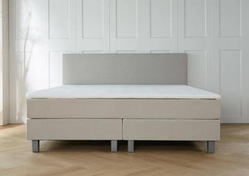 ACTIE! Boxspring Florence 140 200 Beige, Huis en Inrichting, Verzenden, Beige, Nieuw, 140 cm