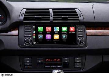 apple carplay navigatie bmw e39 android 16 touchscreen usb, Ophalen of Verzenden, Nieuw