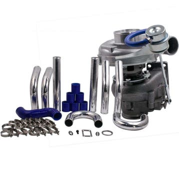 Turbo laadluchtbuizen-set 2.5 inch aluminium universeel 1..., Verzenden, Nieuw, Universele onderdelen
