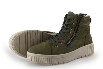Remonte Veterboots in maat 41 Groen, Kleding | Dames, Schoenen, Verzenden, Overige typen, Remonte, Zo goed als nieuw