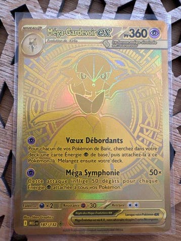 1 Card - Gardevoir 187/132 Foil, Full art, Secret rare,, Nieuw