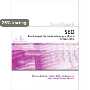 Handboek SEO, 2e editie - Erik-Jan Bulthuis 9789059404519, Verzenden, Zo goed als nieuw, Erik-Jan Bulthuis