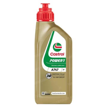 Castrol 2-takt olie Power 1 A747 Racing (mengsmering) 1 l..., Ophalen of Verzenden, Nieuw, Castrol