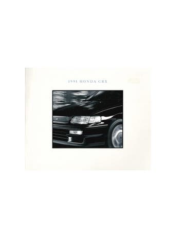 1991 HONDA CRX BROCHURE ENGELS USA, Nieuw, Honda, Author