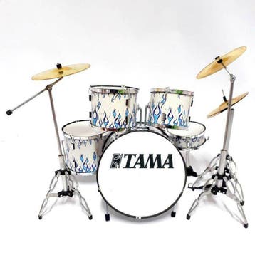 Miniatuur decoratief Tama flames drumstel, Ophalen of Verzenden, Nieuw, Overige typen