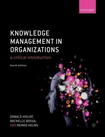 Boek Knowledge Management in Organizations 9780198724018, Verzenden, Zo goed als nieuw