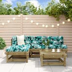 vidaXL 5-delige Loungeset geïmpregneerd grenenhout, Verzenden, Nieuw, 5 zitplaatsen, Loungeset